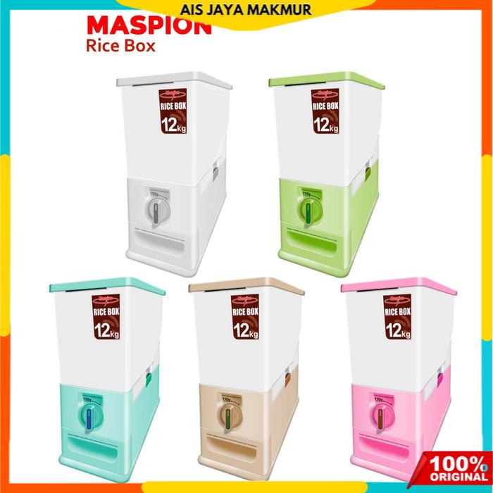 Jual Rice Box Maspion Mrd 12/Tempat Penyimpanan Beras 12Kg | Shopee ...