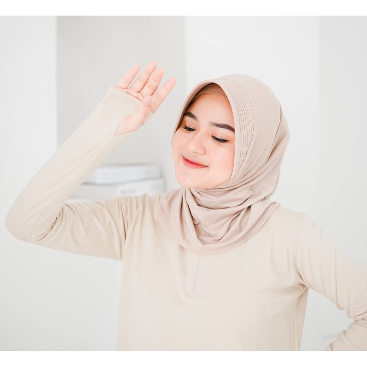 HIJAB SPORT /JILBAB SPORT BERKUALITAS HARGA TERJANGKAU / HIJAB INSTANT SPORT HIGH QUALITY | HIJAB INSTANT SPORT | HIJAB VOLLY HIGHG QUALITY-NUDE