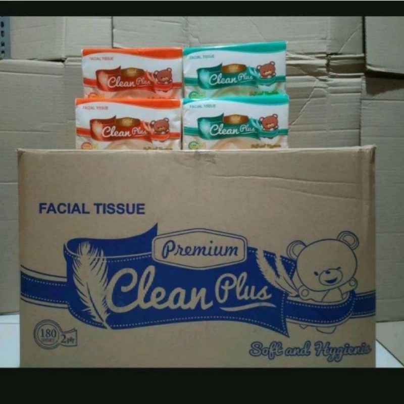 Tissu CleanPlus 180sheet Tissu CleanPlus murah 1dus/karton