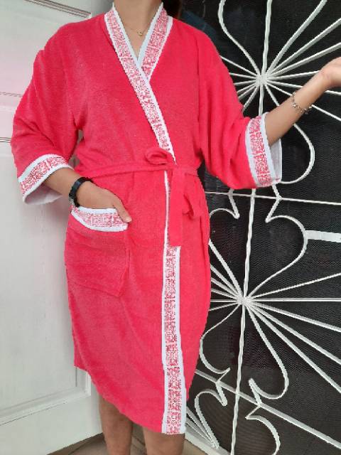 TOTOTAshop.handuk KIMONO dewasa corak cantik2 fit to XL