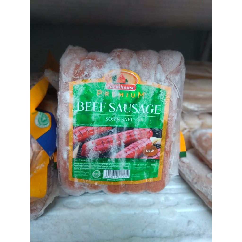 

Farmhouse - Premium Beef Sausage - Sosis Sapi Besar