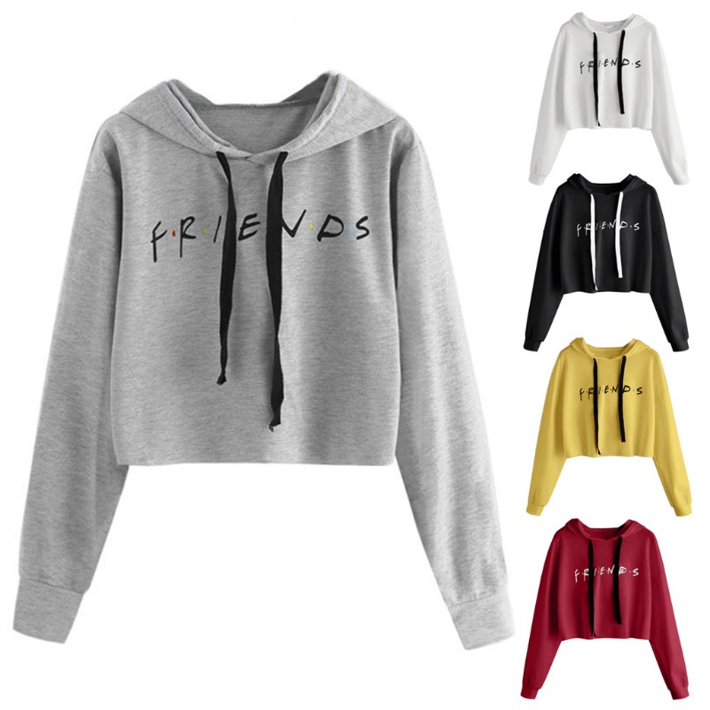 friends crop sweatshirt