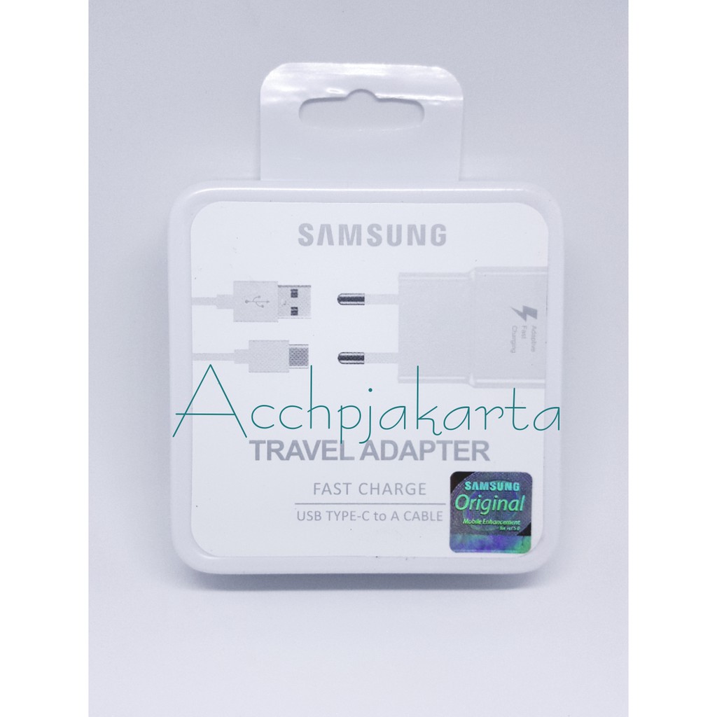 Charger Samsung S8 S9 S10 A50 A30 M30 M20 / A3 2017 /A5 2017 / A7 2017 - Carger Casan Fast Charging Type C Original 100%