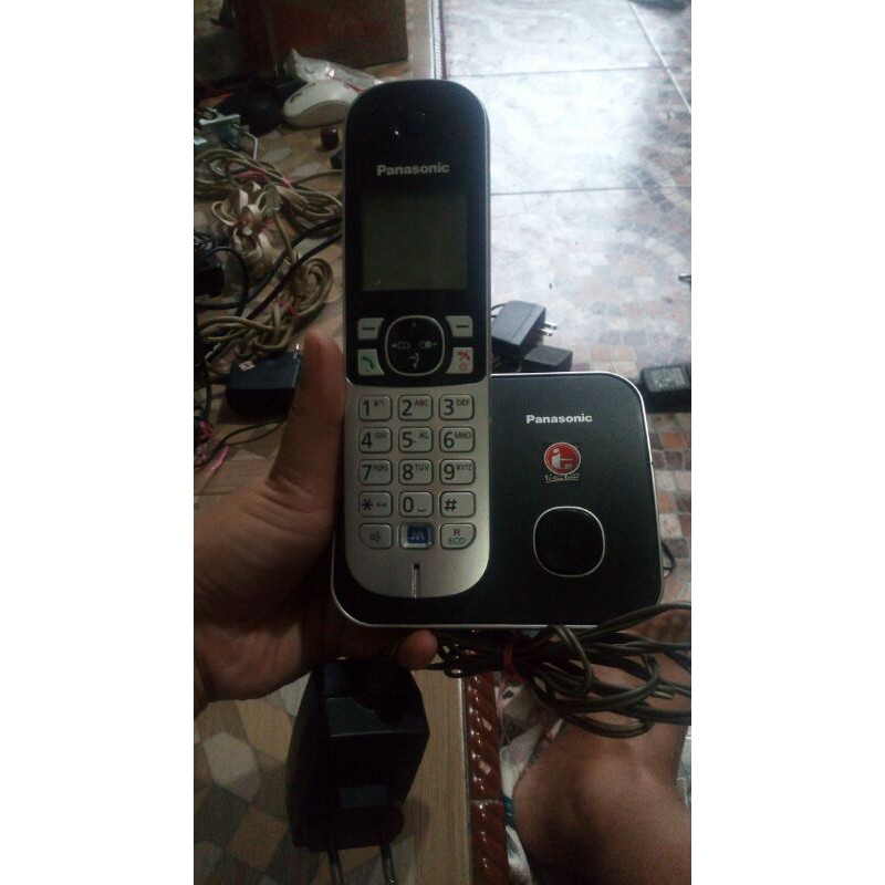telepon wifi Panasonic kx-tg6811 telepon wireless panasonic kx tg6811 ori asli