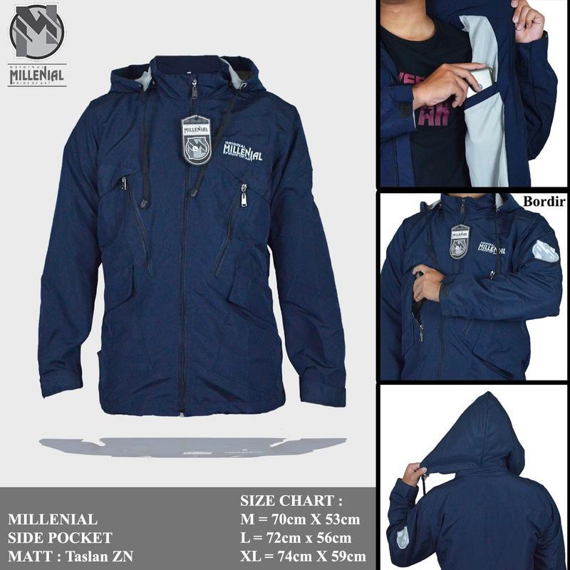 JAKET GUNUNG JUMBO PRIA JAKET OUTDOOR MILENIAL WATERPROOF