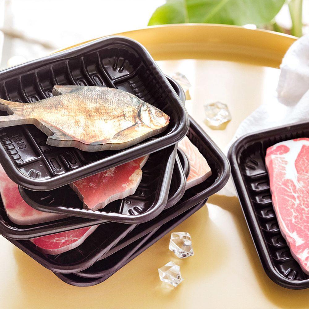 Lanfy Simulasi Ikan Daging Sticky Notes Kreatif Seri Makanan Gaya Jepang Notepad Anak Siswa Hadiah Self-Adhesive Pads