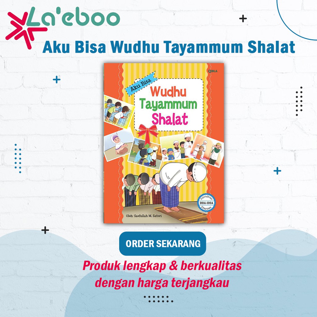 Buku Aku Bisa Wudhu Tayammum Shalat | Qibla | Buku Aktivitas Islami Anak