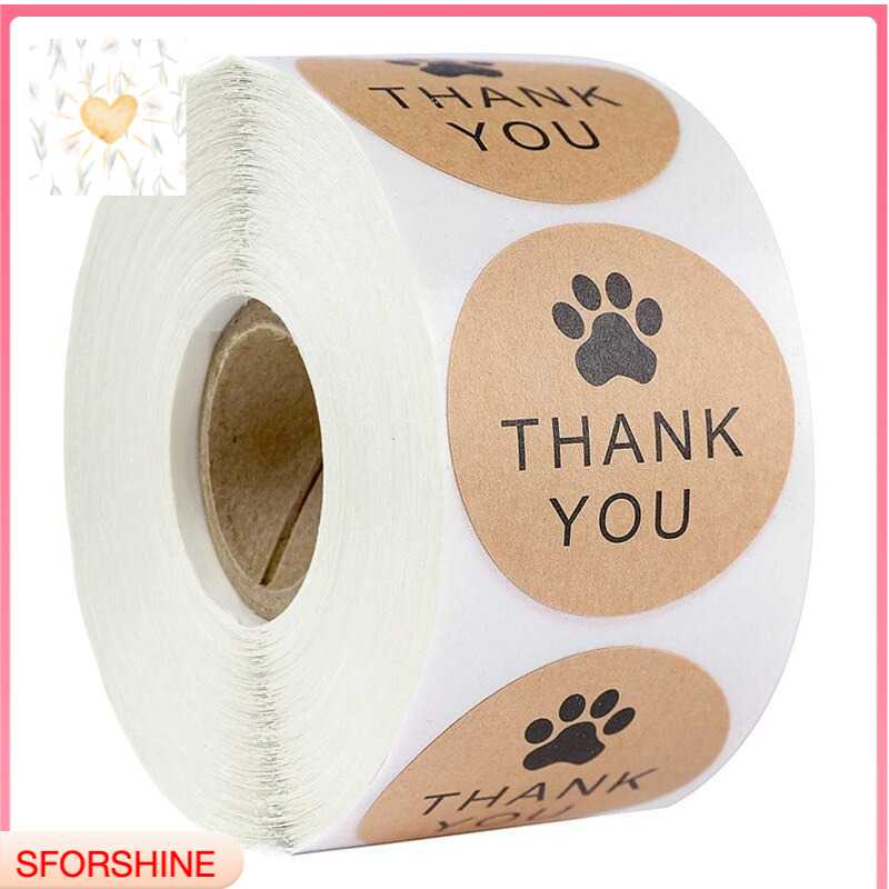 

YAMOO Stiker Dekorasi Paket Package Decorate Thank You 50 PCS - B-003