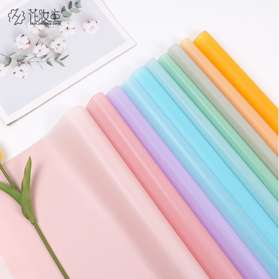 Flower Wrapping Matte Paper Transparent Cellophane Kertas Bungkus Bunga Hand Bouquet Korean KB30