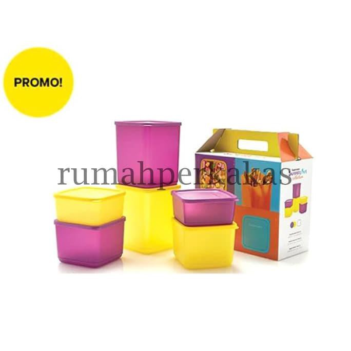 Jual Tupperware Summer Fun Yellow Purple Promo Januari Berkualitas