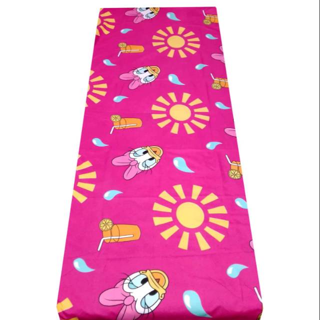 Sarung Kasur Resleting 90x200 pink