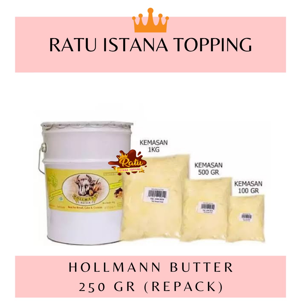 

HOLLMANN BUTTER REPACK MENTEGA HOLMAN 250 BUTTER HOLLMAN GR