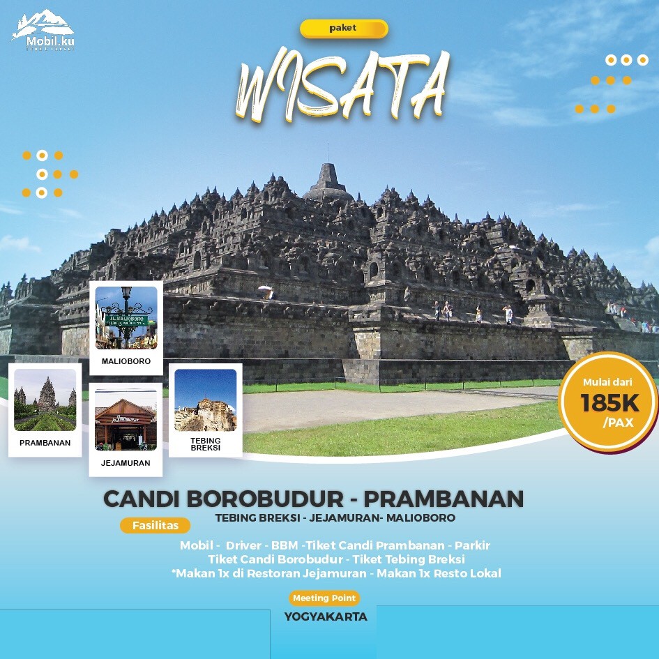 Jual Paket Wisata Candi Borobudur Dan Candi Prambanan Indonesia|Shopee Indonesia