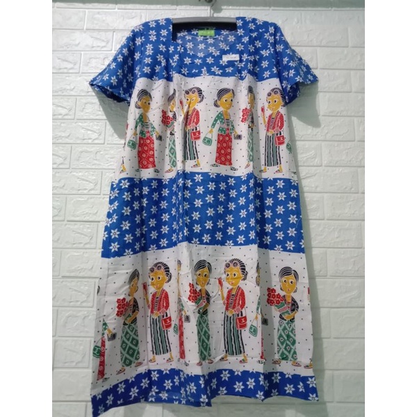 DASTER HAP ASLI ORIGINAL BATIK SOLO LENGAN PENDEK JUMBO LD 130 BAHAN RAYON TEBAL || DASTER SIKAK JUM