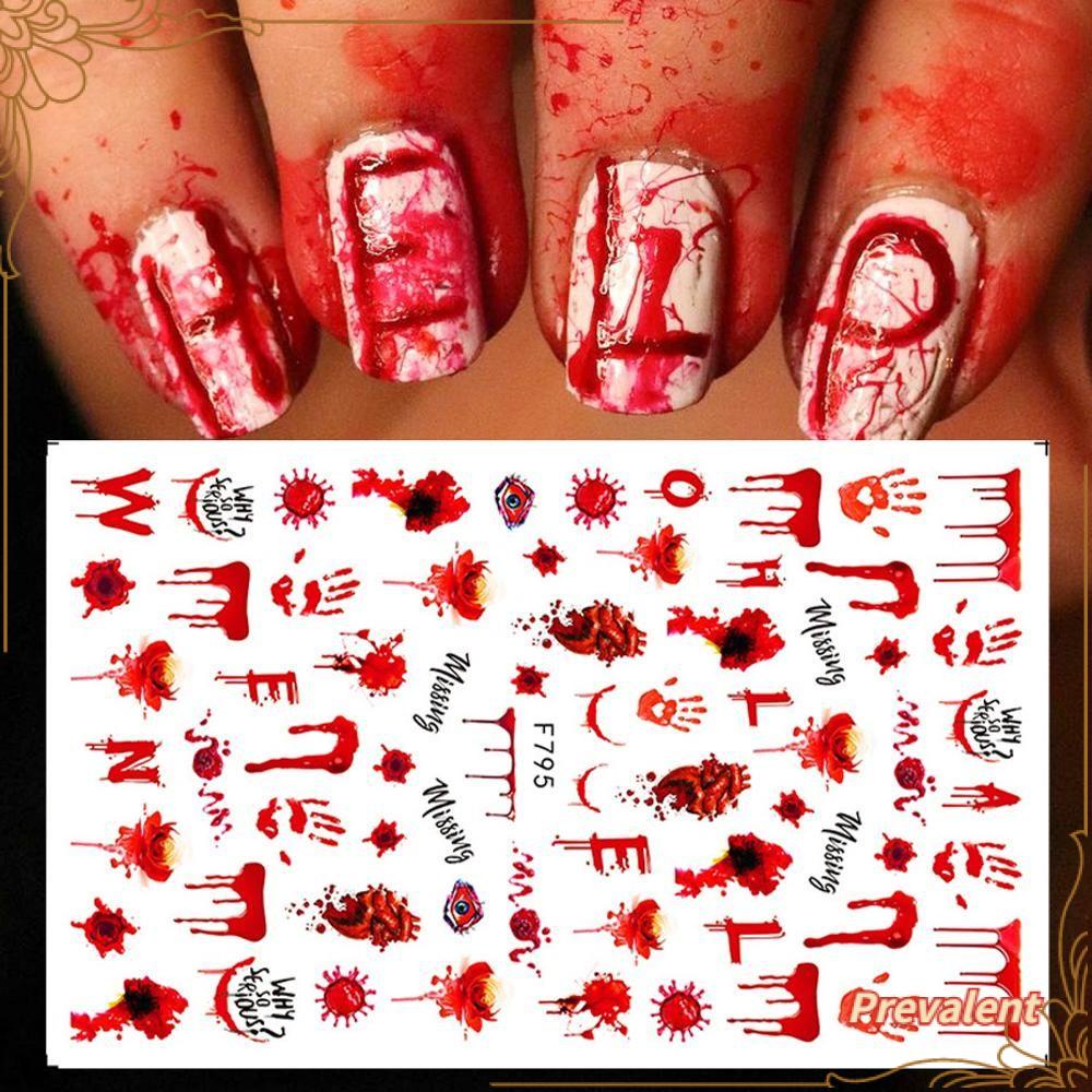 Stiker Kuku Motif Daun Maple Ular Untuk Manicure