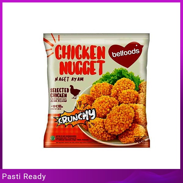 

BELFOODS NUGGET AYAM CRUNCHY 500 GR