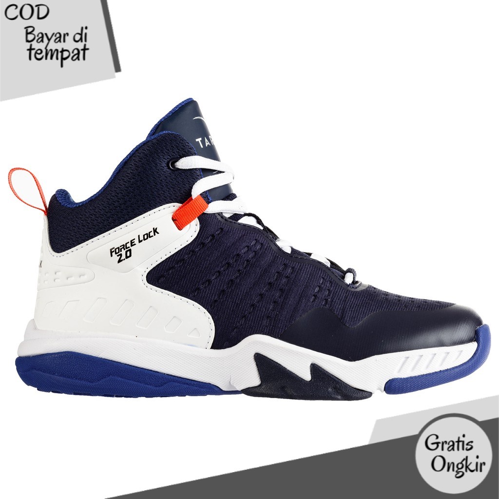 Decathlon Tarmak Sepatu Basket Anak Ss 500 Jr Navy - 8497743 TN2