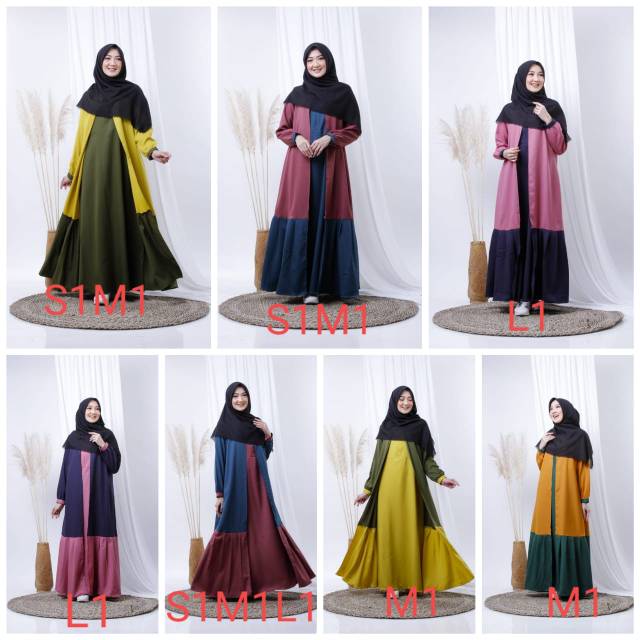 GAMIS MURAH/GAMIS SYARI/KALISYA DAILY BY ELKA LABEL