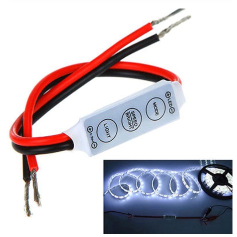 Modul Led strip Dimmer Controller Kedip Strobo 6 Mode 6 Speed 12-24V