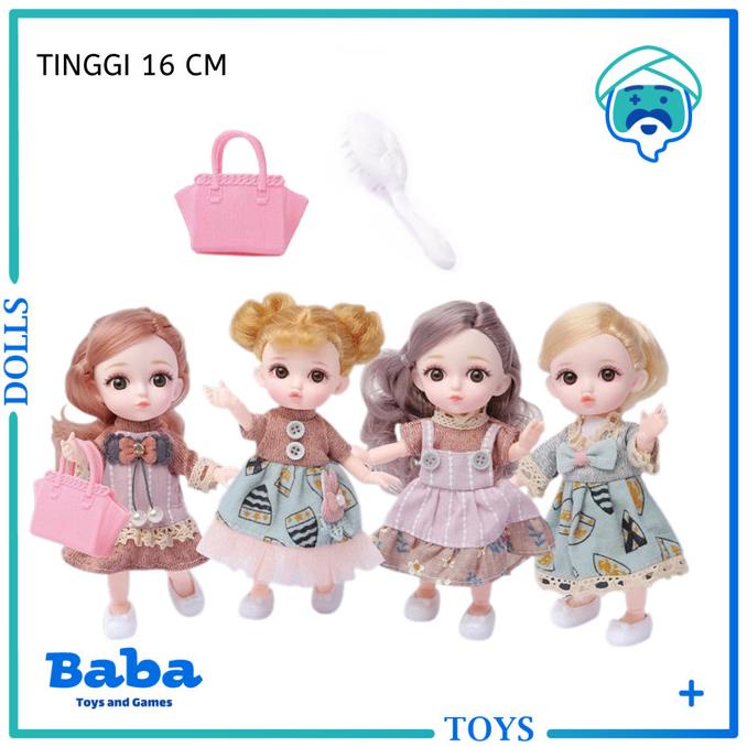 BERMUTU Mainan Boneka Barbie Korea Princess Cantik 12 Sendi Plus Aksesoris