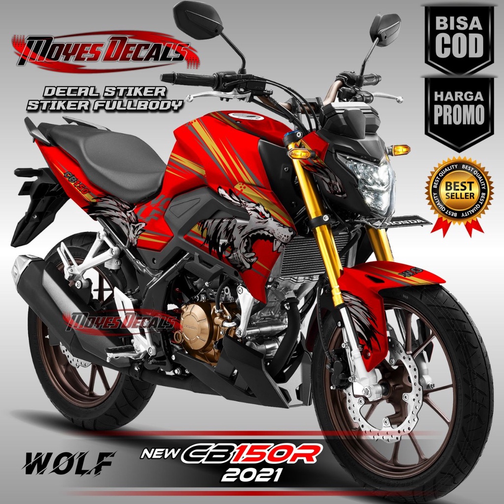 Tahan Lama Aksesoris Untuk Motor New CB 150 R stiker new CB 150.R 2021 Full Body  Aksesoris Stiker N