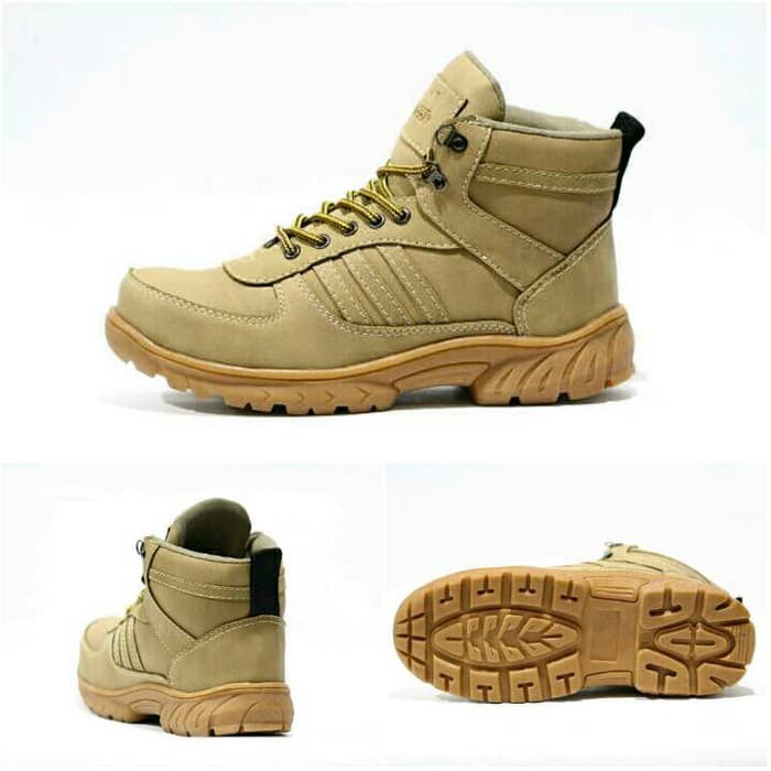 DIPAKAI TENTARA POLISI TNI POLRI POLDA PDH KUAT / Sepatu Boots Pria Safety Trendy ADIDAS GRANDE