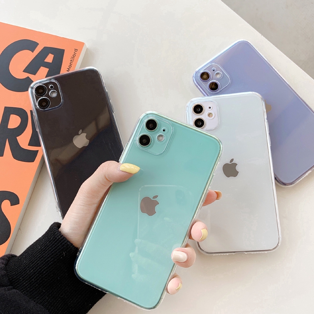 Soft Case Transparan Untuk Iphone 14 Pro Max 11 Pro Max 12 Pro Max 7 8 Plus 6 6s Plus X Xr Xs Max Se