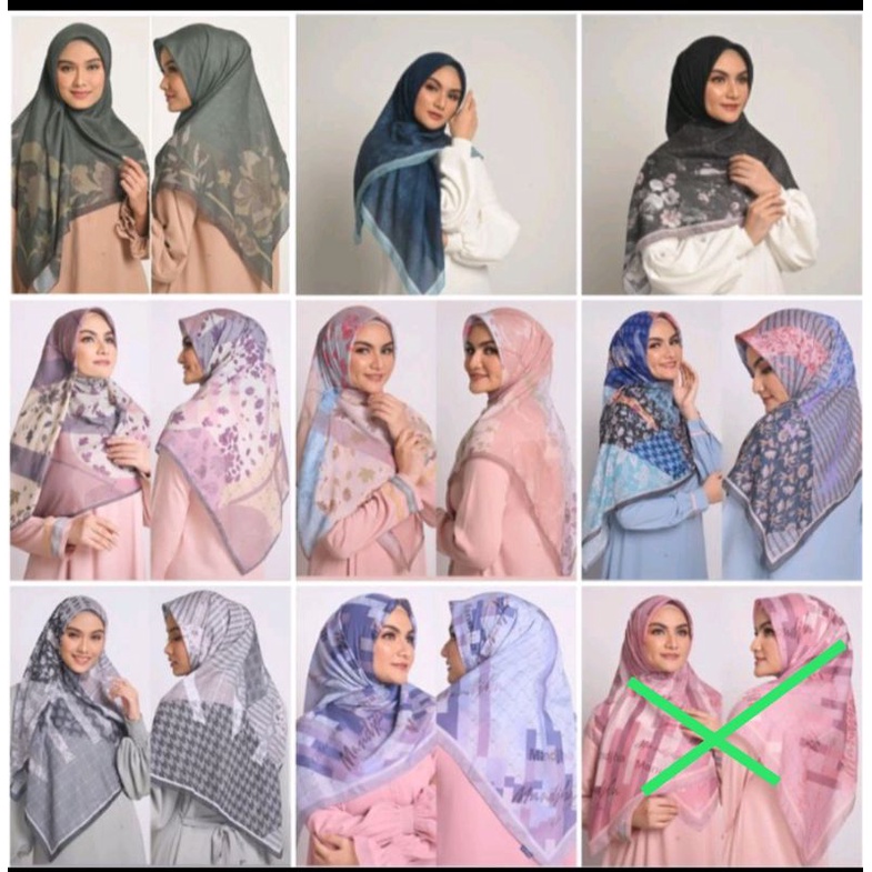 Mandjha Ivan Gunawan Fashion Scarf Motif Monogram Patch Blue, Ready Juga Monogram Patch Beige,Monogr