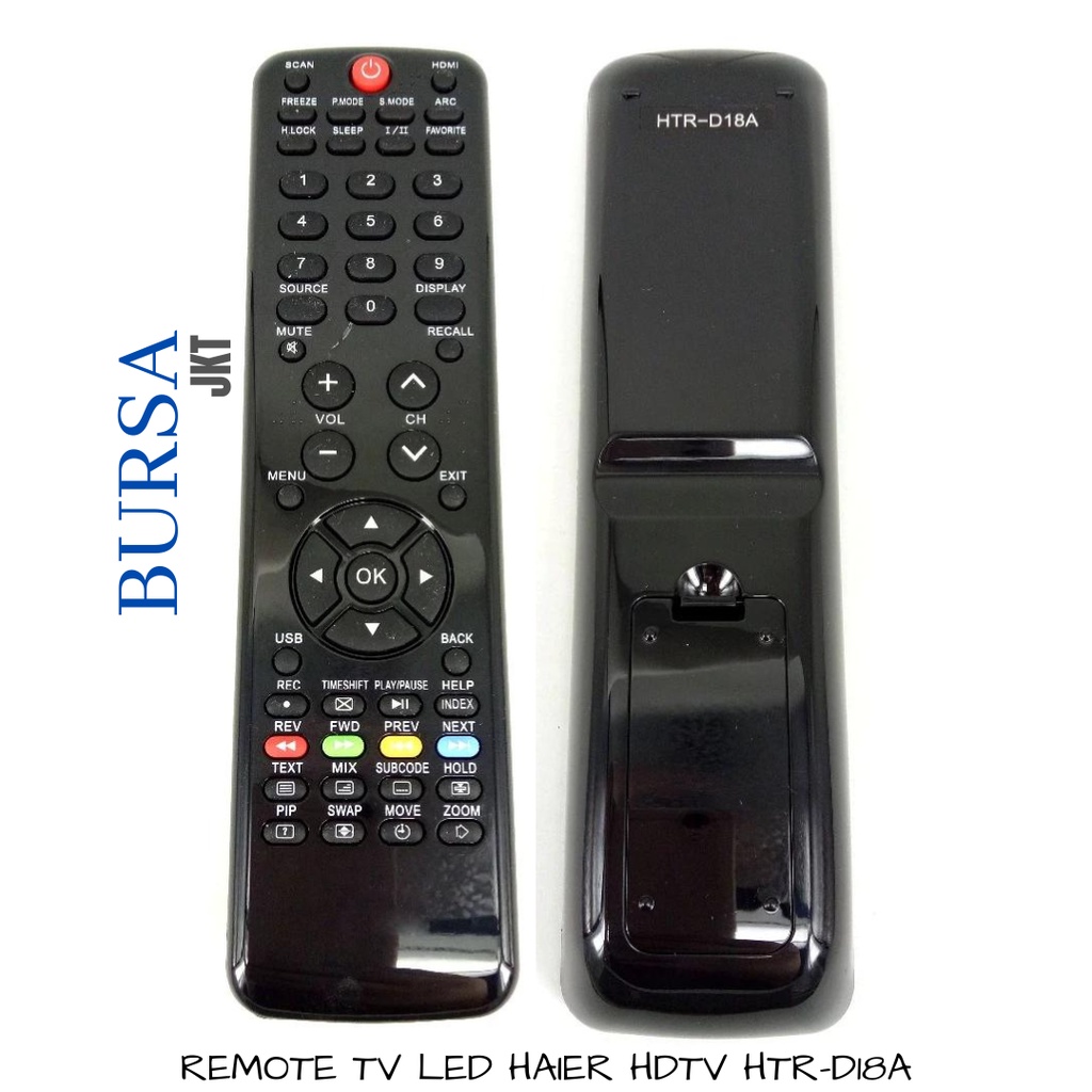 REMOTE TV LCD LED SANYO HAIER D18A REMOT PENGGANTI