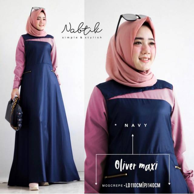 Oliver Gamis Dres Maxi syari terbaru