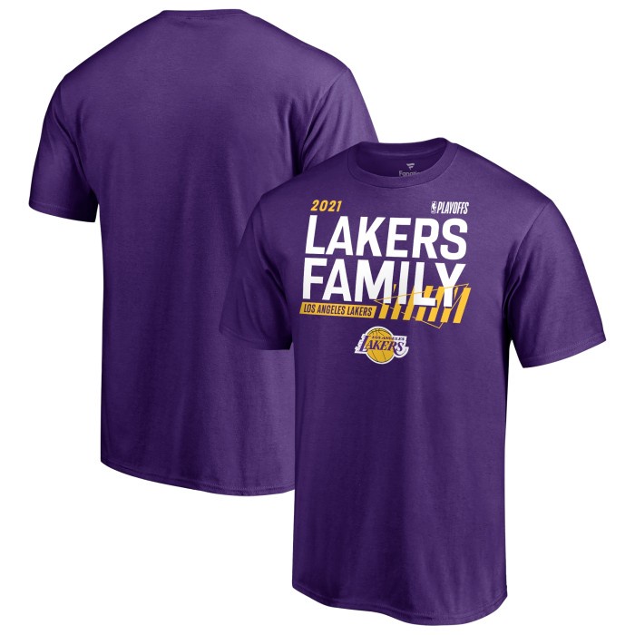 KAOS DISTRO 2021 LAKERS FAMILY PLAYOFFS POLOS CUSTOM BASKET NBA BAHAN BERKUALITAS