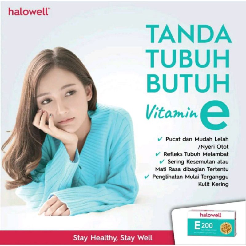 Halowell E Natural Vitamin E 200 IU