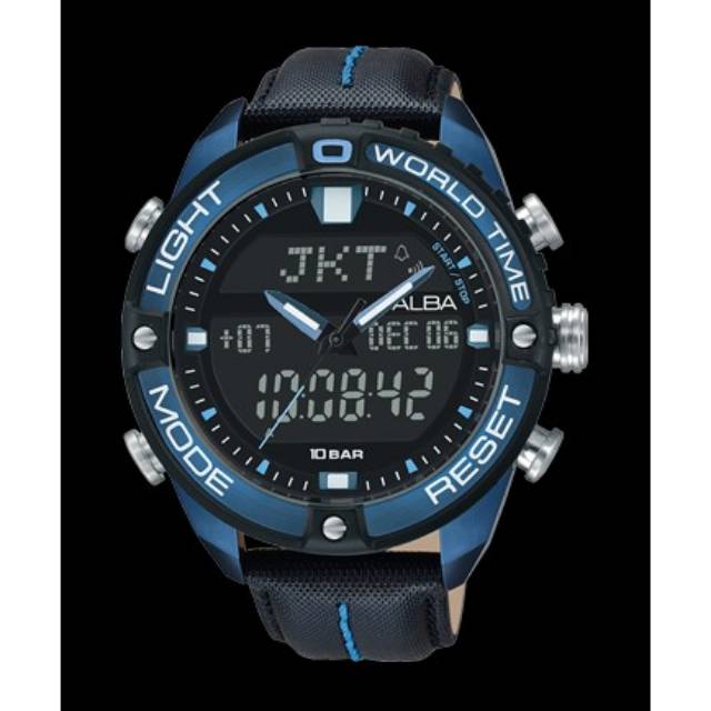 Jam Tangan Pria Alba AZ4041 Analog Digital Watch Original AZ4041X1