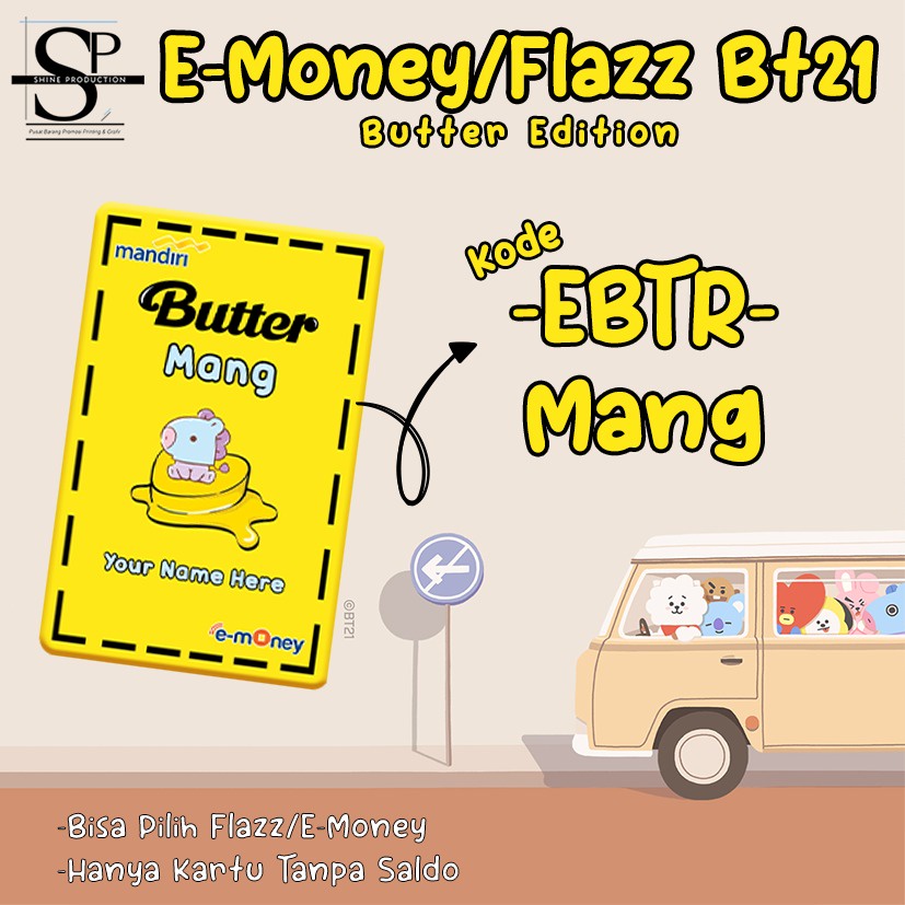 Emoney Flazz Bt21 Custom Nama