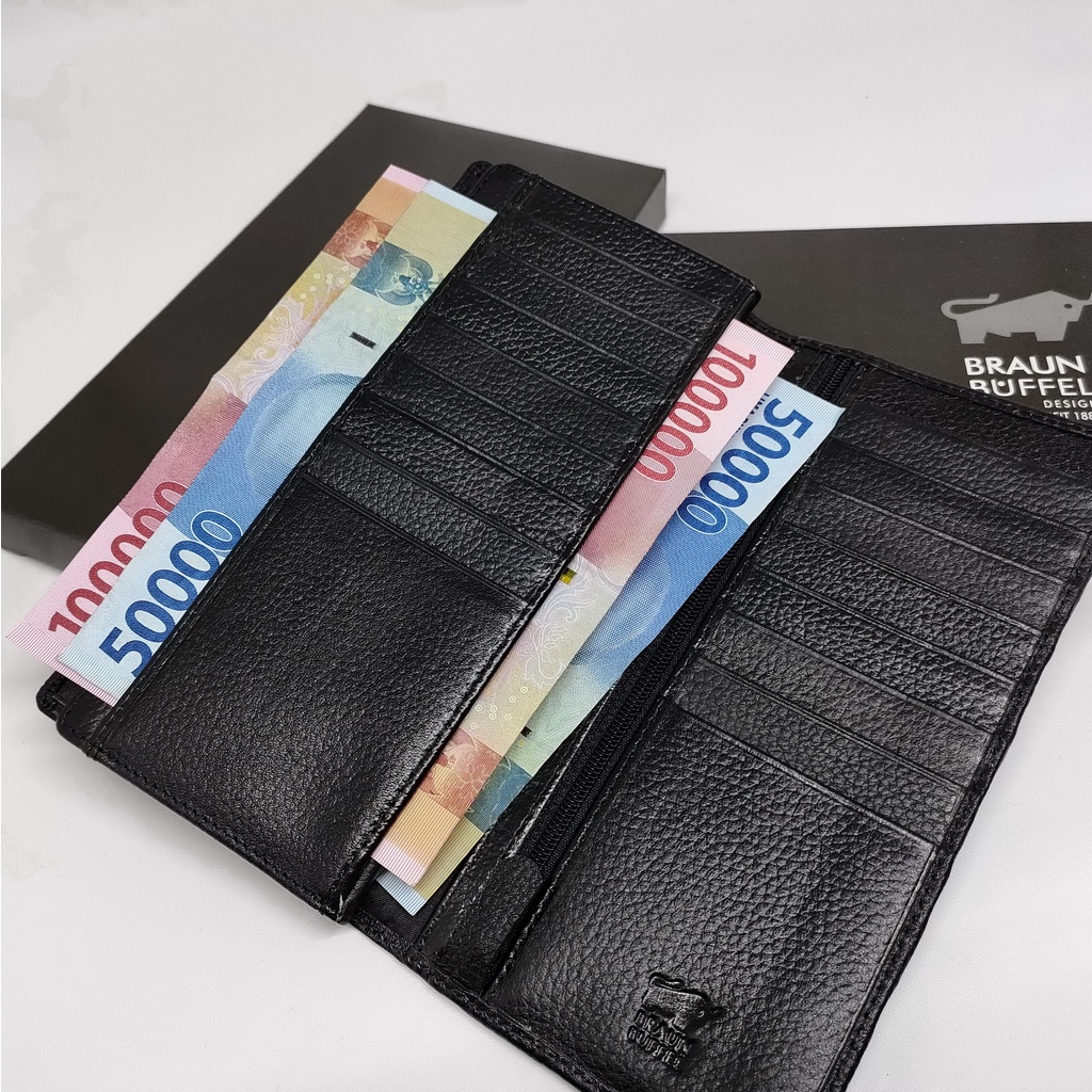 DOMPET PANJANG KULIT IMPORT BRAUN BUFFEL BB 590 - 30 CARD KARTU - BB 590 30 CARD