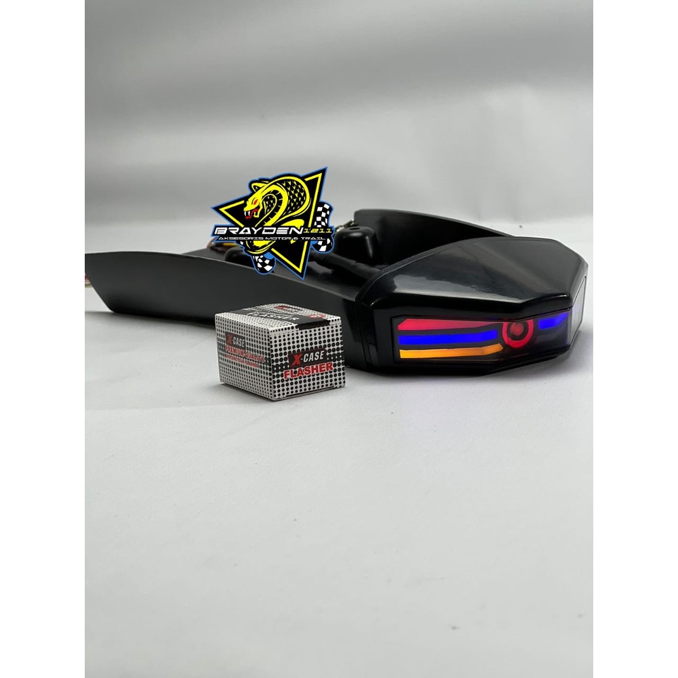 UNDERTRAIL KLX 150/SPAKBOR BELAKANG KLX150/STOP LAMP KLX 150/LAMPU STOP BELAKANG KLX/SELANCAR DTRACKER