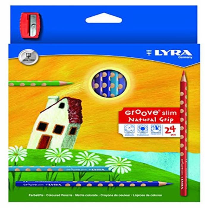 

pensil warna 24 LYRA groove slim best for children