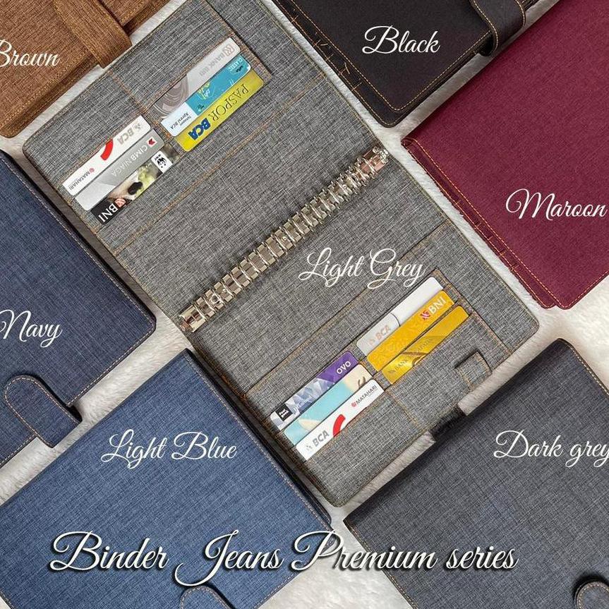 

Stok Terbatas* BINDER JEANS/DENIM PREMIUM 6 WARNA PILIHAN A5 DAN B5 Harga Spesial