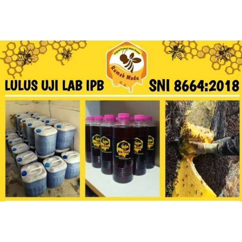 

madu basyar madu rawhoney asli dari hutan jambi250/500 ml