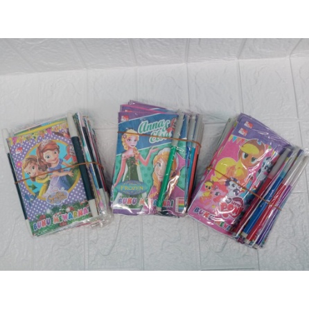 

Kertas Mewarnai + Spidol / Mainan Edukasi Anak Termurah
