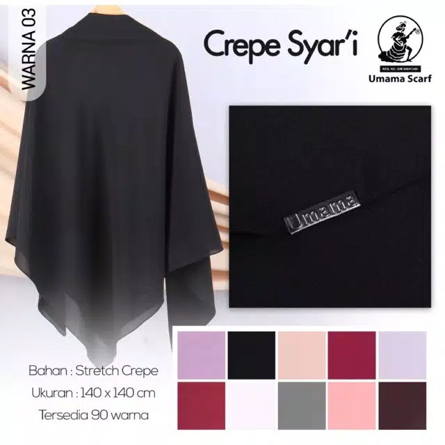 Hijab Segiempat Jumbo Syari by Umama | Shopee Indonesia