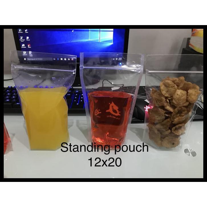 

Terpercaya Standing Pouch Plastik uk 12x20 - lebar double