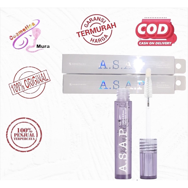 SOMETHINC ASAP Eyelash &amp; Brow Treatment Serum - (Serum Bulu Mata dan Alis)