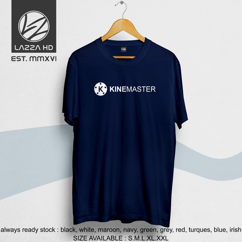 Kaos Baju Distro Kinemaster Editing video KINE MASTER SIMPLE Terlaris