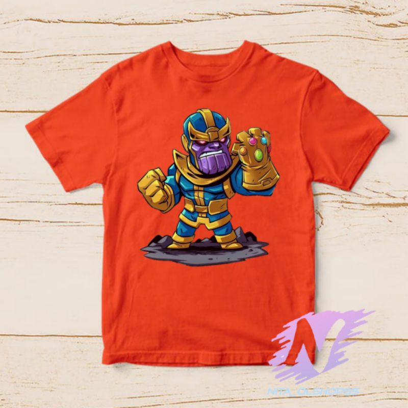 kaos anak avenger thanos baju karakter superhero