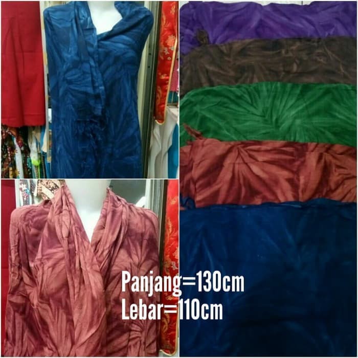 Kain Pantai Rayon Polos Warna Gelap Abstrak