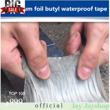 LAKBAN WaTerPROOF! ANTI BOCOR ALUMUNIUM FOIL BUTYL SUPER  TAPE . TERLARIS!