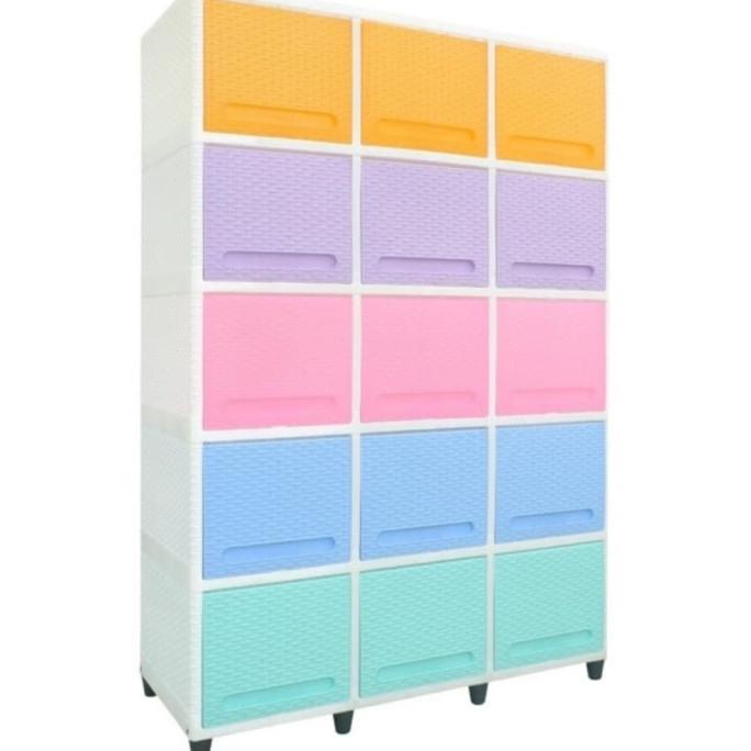 

>>>>>] Lemari Plastik Rak Club Triple Flip 5 susun TCF 5/ Lemari murah Club