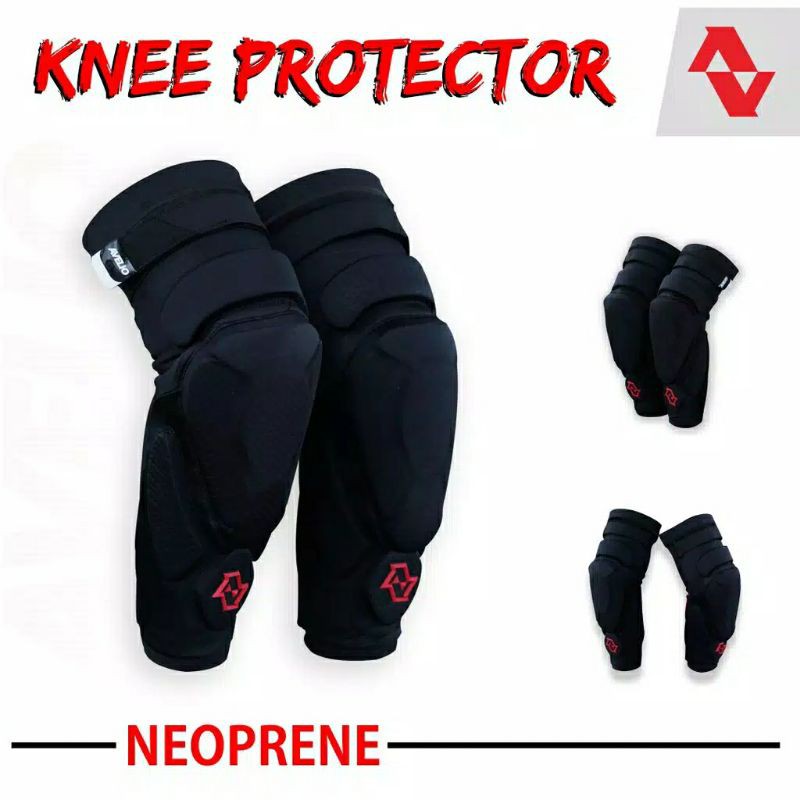 knee protector AVELIO NEOPRENE FULL kneepad deker sepeda MTB Trail endurance pelindung lutut kaki