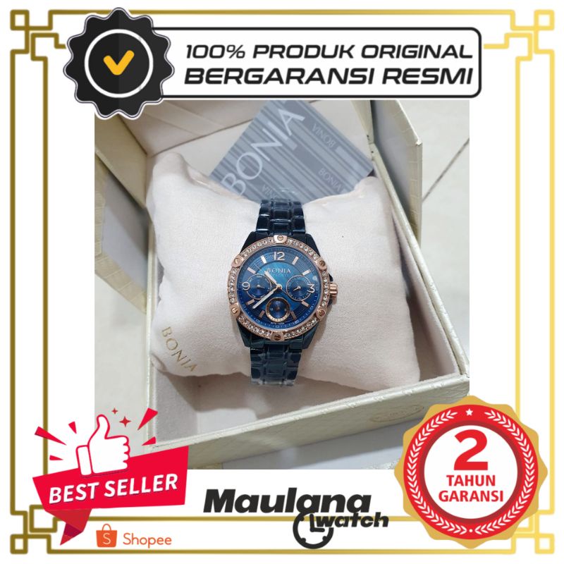 Ready stock JAM TANGAN PRIA WANITA | RANTAI | KULIT | KARET | MURAH | Wanita - Bonia tesoro BNB10296